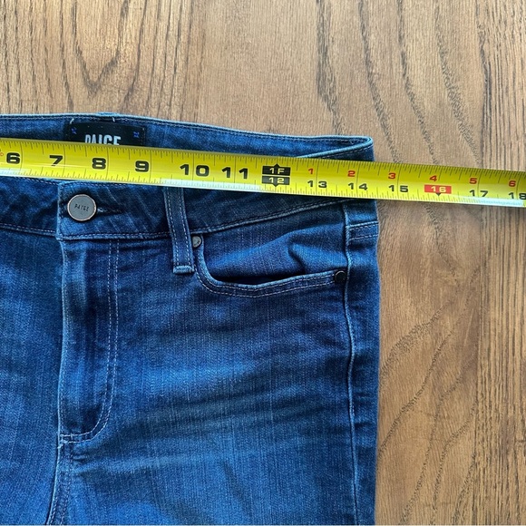 Paige Hoxton Skinny Jeans Medium Dark Wash Denim Size 28 Comfy Casual - Picture 2 of 12